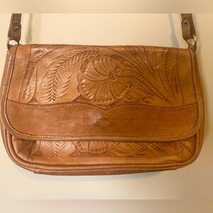 Handmade Embossed Leather Purse